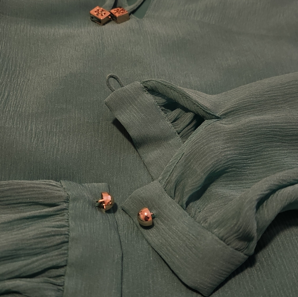 Tory Burch Tie-Neck Blouse - Picture 6 of 6